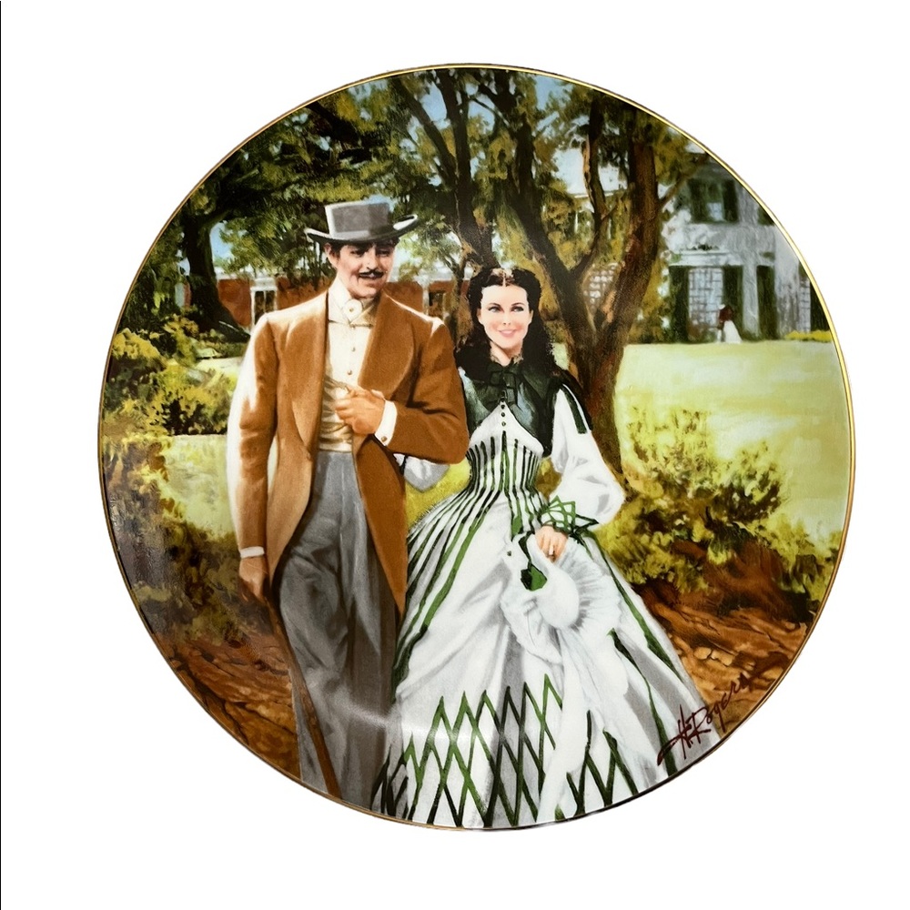 RARE GONE WITH THE WIND PLATE